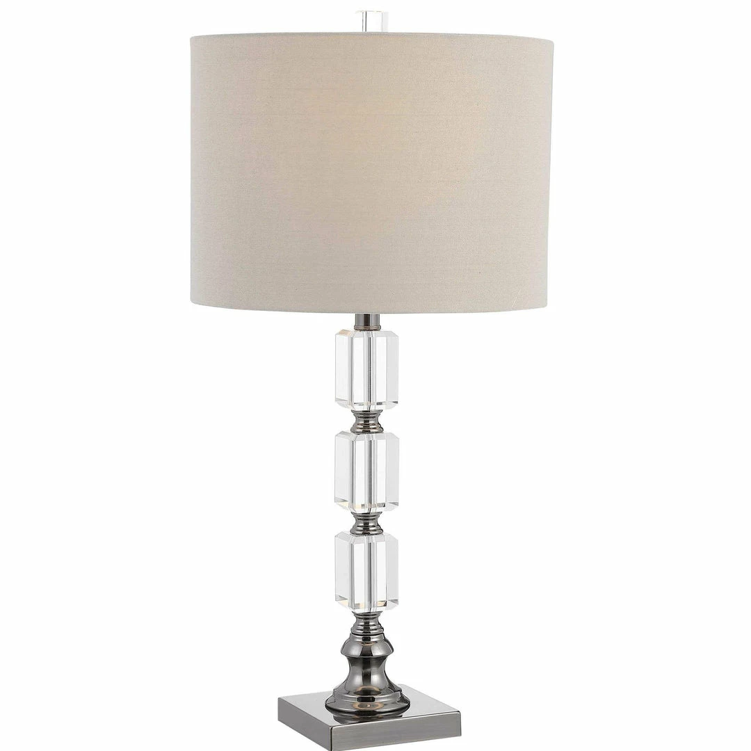 Brand new ๐ SALT EDITH CRYSTAL + ANTIQUE NICKEL TABLE LAMP ๐ 1 SALT EDITH CRYSTAL + ANTIQUE NICKEL TABLE LAMP