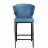 MOES DELANEY COUNTER STOOL: STEEL BLUE Kitchen + Dining
