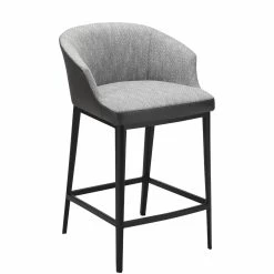 MOES Kitchen + Dining BECKETT COUNTER STOOL: GREY