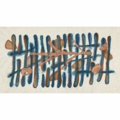 L ART "ELEMENTAL" METALLIC COPPER EMBELLISHED CANVAS ART