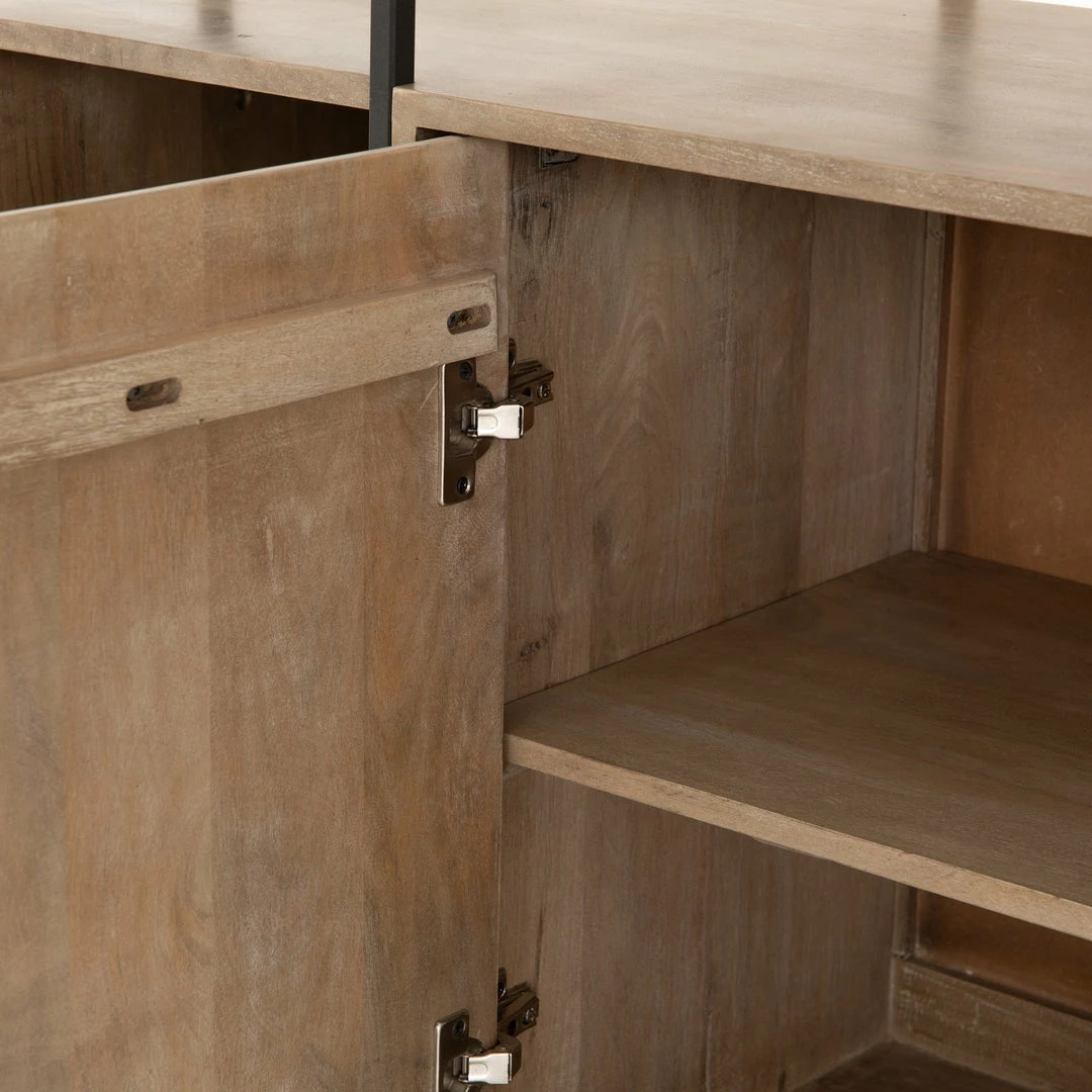 Budget โค๏ธ FOUR HANDS ELENA SIDEBOARD AND HUTCH ๐ 10 FOUR HANDS ELENA SIDEBOARD AND HUTCH