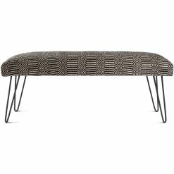 SURYA Furniture ELKE UPHOLSTERED BENCH