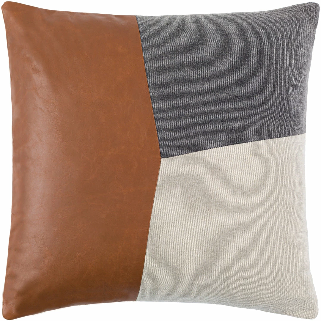 Flash Sale ๐คฉ SURYA ELLIS LEATHER PATCHWORK PILLOW Pillows + Decor ๐ 1 SURYA ELLIS LEATHER PATCHWORK PILLOW Pillows + Decor