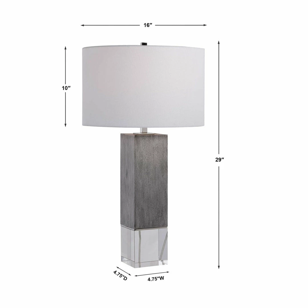 Cheapest ๐ UTTERMOST Lighting ELSA GREY BLOCK LAMP ๐ฏ 6 UTTERMOST Lighting ELSA GREY BLOCK LAMP