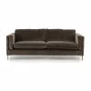 FOUR HANDS EMERY SOFA: BIRCH-GREY VELVET Furniture
