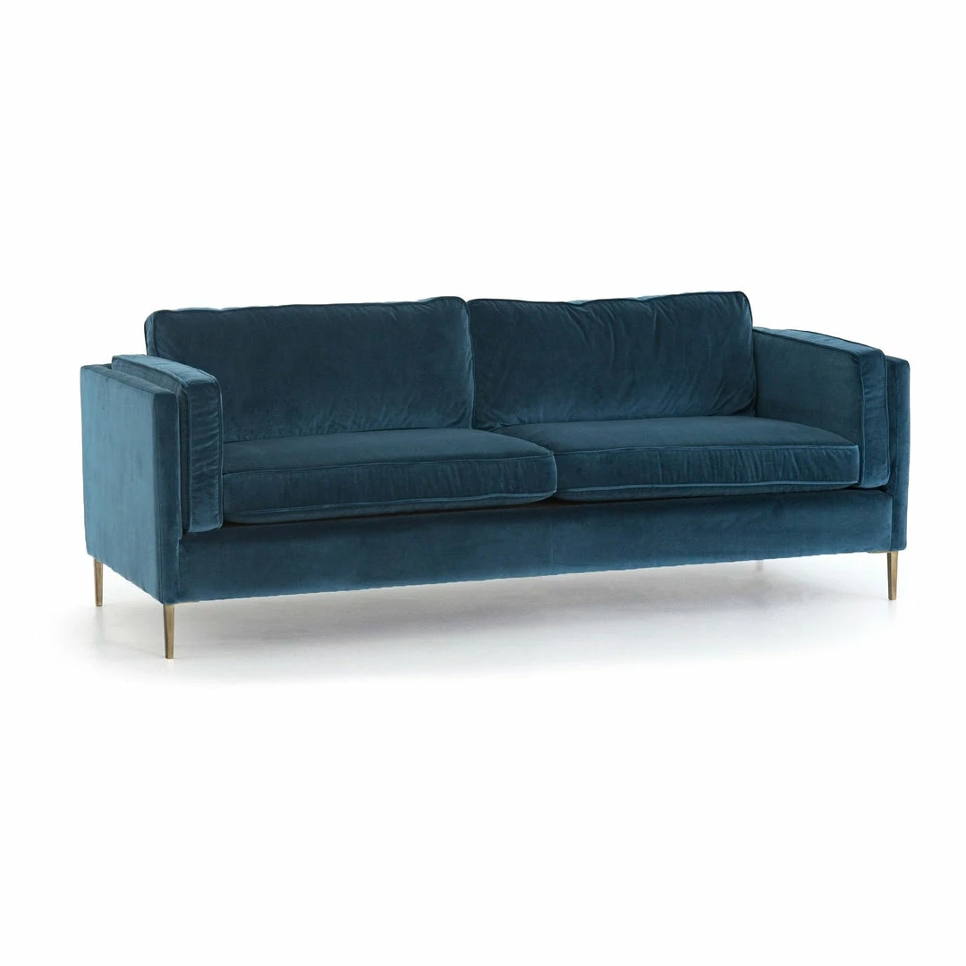 Flash Sale π― FOUR HANDS Furniture EMERY SOFA: SAPPHIRE BAY VELVET π₯° 2 FOUR HANDS Furniture EMERY SOFA: SAPPHIRE BAY VELVET