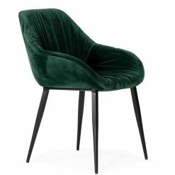 VIG Furniture EMILE GREEN VELVET DINING CHAIR