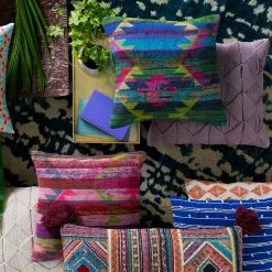 SURYA Pillows + Decor CHABAH RECYCLED SILK PILLOW