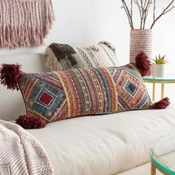 SURYA Pillows + Decor BINAH POM PILLOW