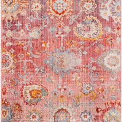 SURYA EDEN RUG: PINK ROSE