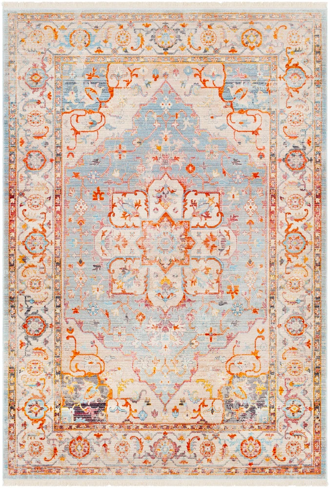 Best deal βοΈ SURYA ETNEY RUG: SKY, ORANGE MULTI π― 4 SURYA ETNEY RUG: SKY, ORANGE MULTI