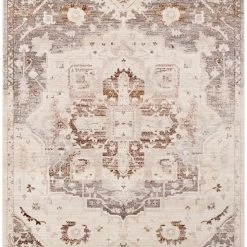 SURYA ETTA RUG: TAUPE, GREY