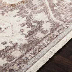 SURYA ETTA RUG: TAUPE, GREY