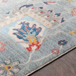 SURYA ELANIE RUG: AQUA MULTI