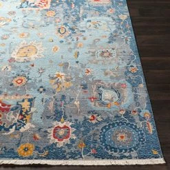 SURYA ELANIE RUG: BLUE MULTI