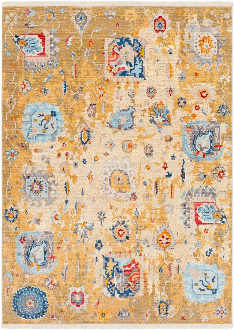 Cheapest ๐ฅฐ SURYA ELANIE RUG: SAFFRON MULTI ๐ 1 SURYA ELANIE RUG: SAFFRON MULTI