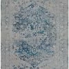 SURYA ELDREDA RUG: GRAY, INDIGO