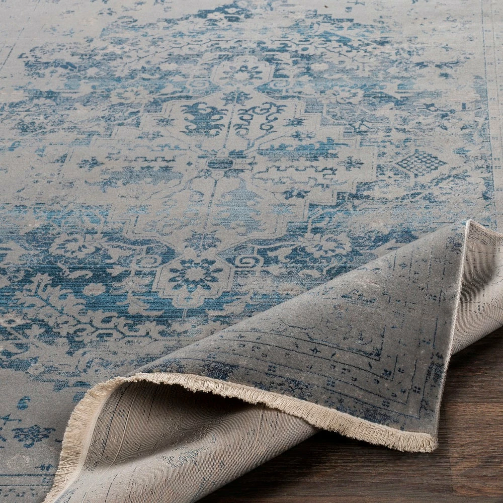 Buy ๐ฏ SURYA ELDREDA RUG: GRAY, INDIGO ๐ 3 SURYA ELDREDA RUG: GRAY, INDIGO