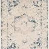 SURYA ELDORA RUG: CREAM, INDIGO