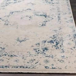 Flash Sale ๐ SURYA ELDORA RUG: CREAM, INDIGO โค๏ธ 9 SURYA ELDORA RUG: CREAM, INDIGO