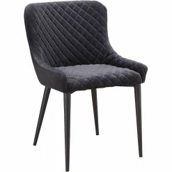MOES ETTA DINING CHAIR: DARK GREY
