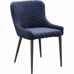 MOES ETTA DINING CHAIR: DARK BLUE Kitchen + Dining