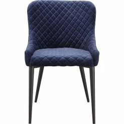 MOES ETTA DINING CHAIR: DARK BLUE Kitchen + Dining