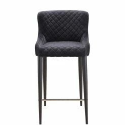 MOES Kitchen + Dining ETTA COUNTER STOOL: DARK GREY