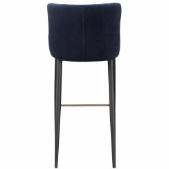 MOES ETTA BAR STOOL: DARK BLUE