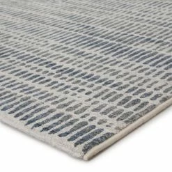 JAIPUR ESCAPE RUG: ASH, INK BLUE