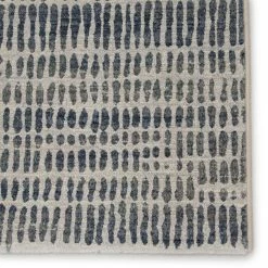 JAIPUR ESCAPE RUG: ASH, INK BLUE