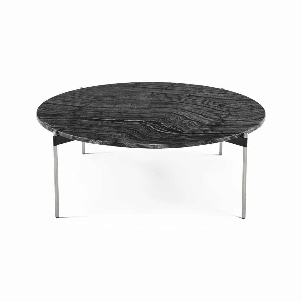 Buy ๐งจ NUEVO Furniture ESTELLE 42"RD BLACK WOOD VEIN MARBLE COFFEE TABLE ๐ 4 NUEVO Furniture ESTELLE 42"RD BLACK WOOD VEIN MARBLE COFFEE TABLE