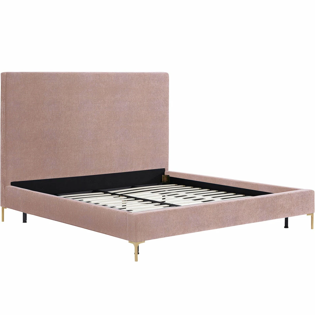 Buy 🥰 TOV ETTA GRAY VELVET BED ✔️ 3 TOV ETTA GRAY VELVET BED