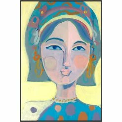 L ART "FACES OF BEAUTY I" CANVAS ART Wall Art