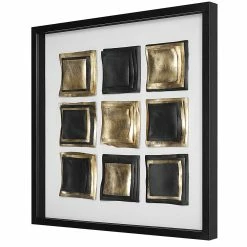 UTTERMOST FAIR AND SQUARE SHADOW BOX WALL ART Wall Sculptures + Decor