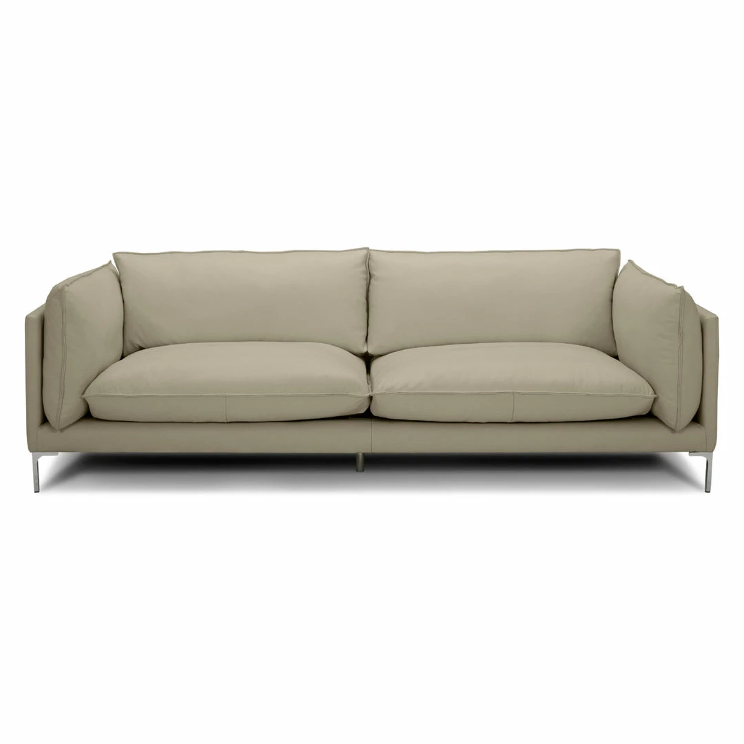Outlet ⌛ VIG FALCO TAUPE LEATHER SOFA ✨ 1 VIG FALCO TAUPE LEATHER SOFA