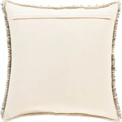 SURYA FALLON PILLOW: STONE, CREAM