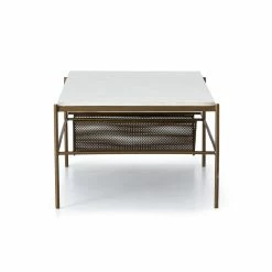 Deals ๐ FOUR HANDS Living Room FELICITY MARBLE TOP COFFEE TABLE โค๏ธ 15 FOUR HANDS Living Room FELICITY MARBLE TOP COFFEE TABLE