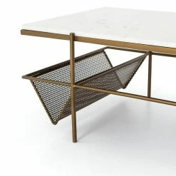 Deals ๐ FOUR HANDS Living Room FELICITY MARBLE TOP COFFEE TABLE โค๏ธ 18 FOUR HANDS Living Room FELICITY MARBLE TOP COFFEE TABLE