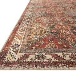 Promo 😉 LOLOI FERGUS VINTAGE PRINT RUG: SPICE MULTI 😉 12 LOLOI FERGUS VINTAGE PRINT RUG: SPICE MULTI