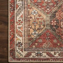Promo 😉 LOLOI FERGUS VINTAGE PRINT RUG: SPICE MULTI 😉 9 LOLOI FERGUS VINTAGE PRINT RUG: SPICE MULTI