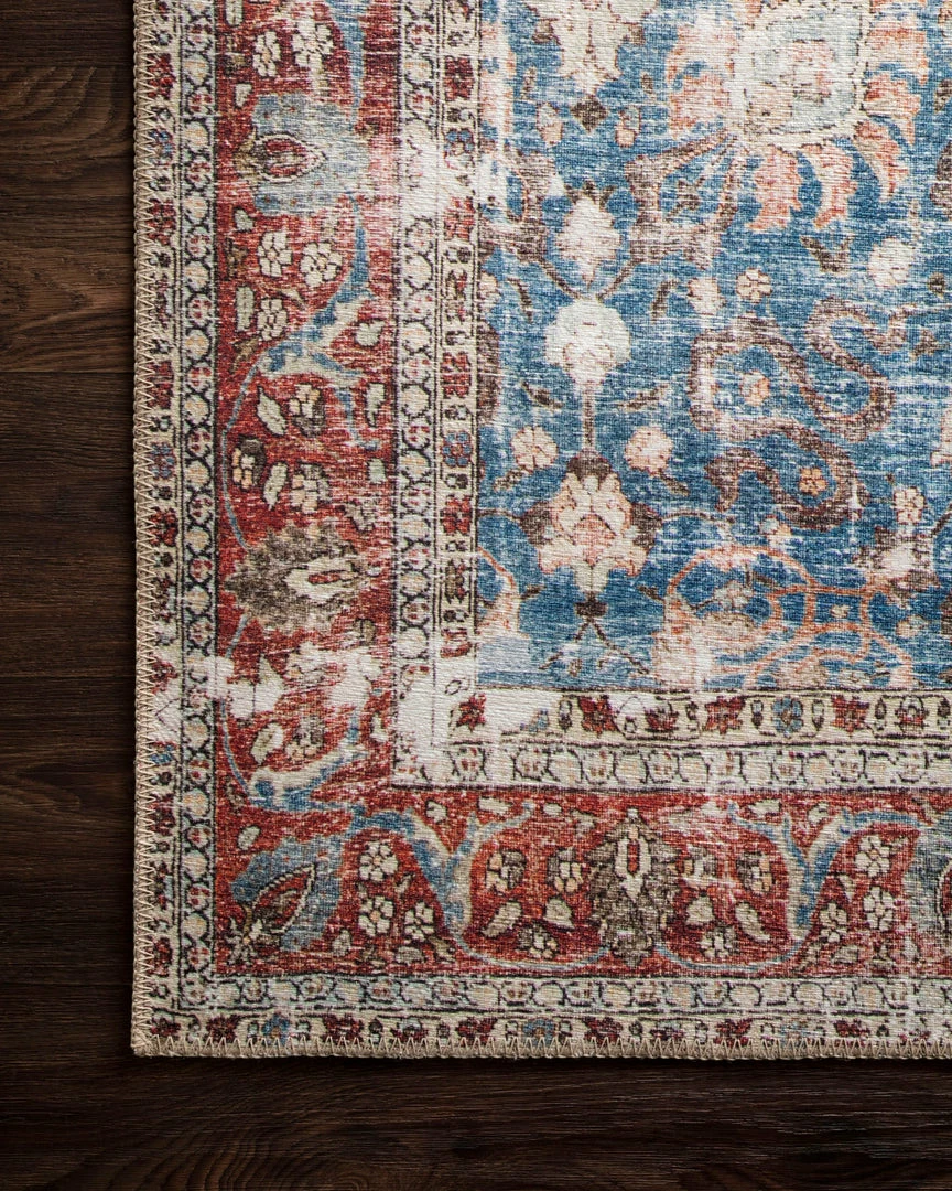 Coupon β LOLOI FERNANDA VINTAGE PRINT RUG: BRICK RED, BLUE π 3 LOLOI FERNANDA VINTAGE PRINT RUG: BRICK RED, BLUE