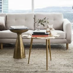 MOES Living Room AMOEBA SIDE TABLE: GOLD