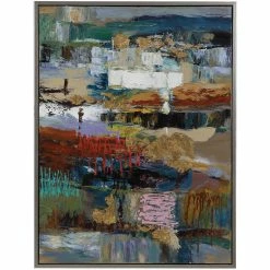 UTTERMOST "FIESTA" HAND PAINTED CANVAS ART