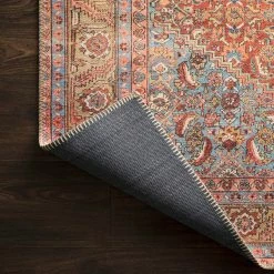 LOLOI FILIPA VINTAGE PRINT RUG: TERRACOTTA MULTI