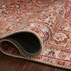 LOLOI FILIPA VINTAGE PRINT RUG: TERRACOTTA MULTI