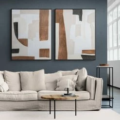 MOES "FINA" FRAMED ABSTRACT CANVAS ART PRINTS Wall Art