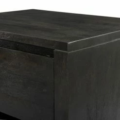 FOUR HANDS FLINT BLACK NIGHTSTAND Furniture