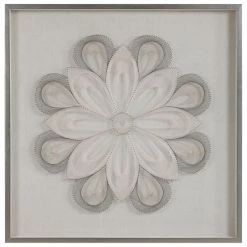 UTTERMOST FLORAL STRING ART SHADOW BOX WALL DECOR