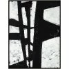 L ART "FOLDED IN I" CANVAS ART